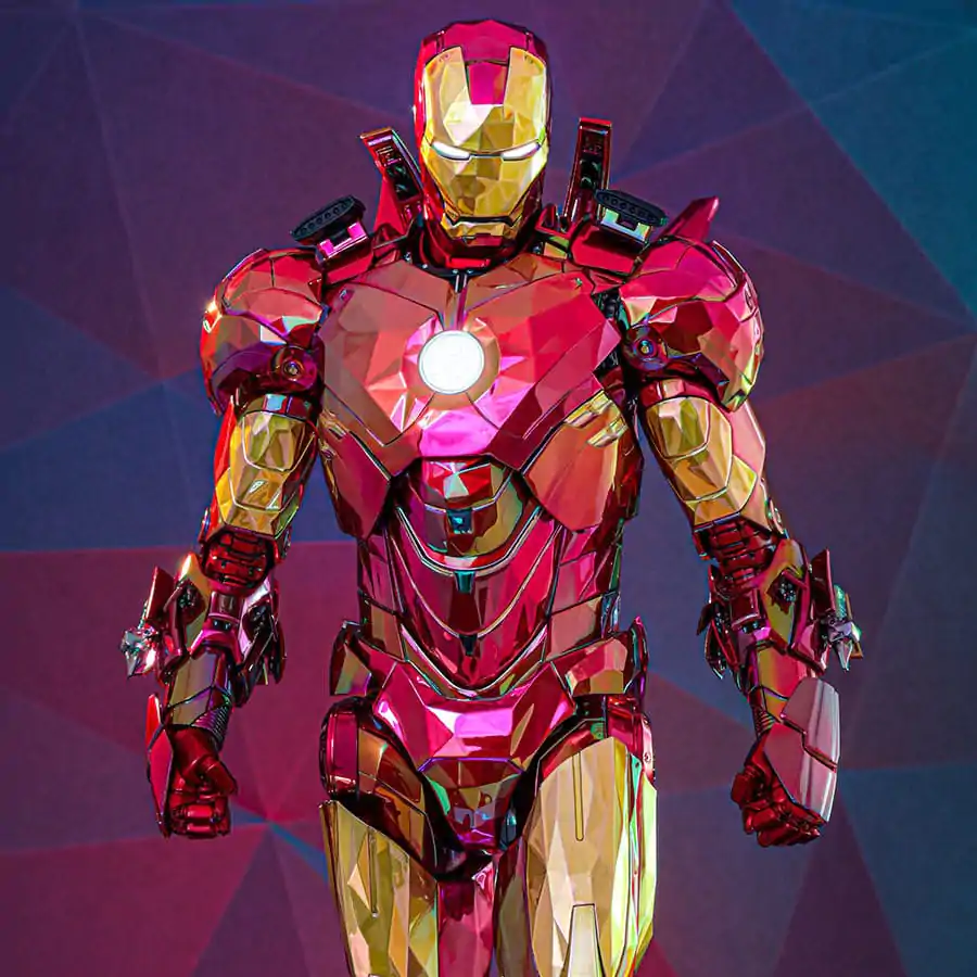 Iron Man Movie Masterpiece Diecast akcijska figura 1/6 Iron Man Mark VI (Fractal Armor) Hot Toys Exclusive 33 cm fotografija proizvoda