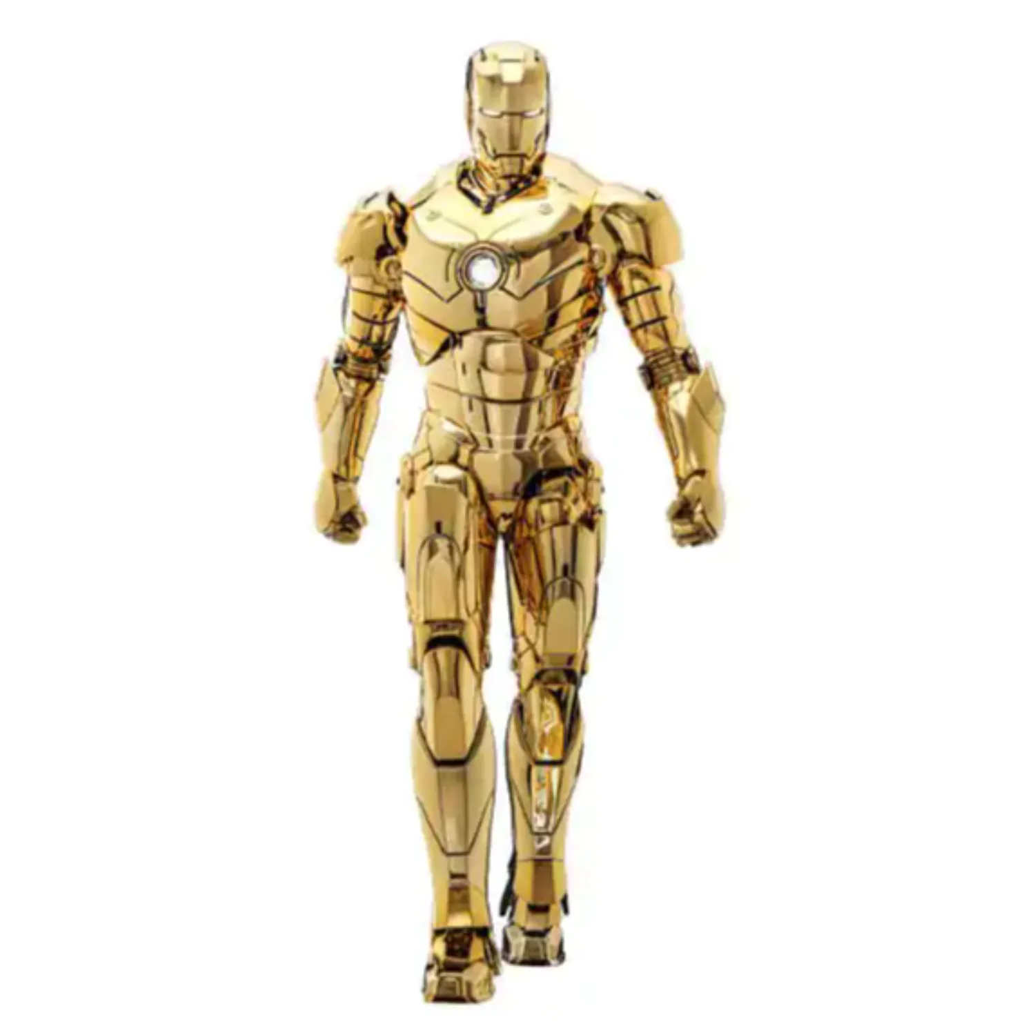 Iron Man Movie Masterpiece Diecast akcijska figura 1/6 Iron Man Mark III (Gold Color Version) Hot Toys Exclusive 33 cm fotografija proizvoda