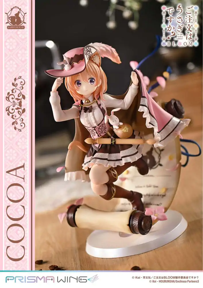 Is the Order a Rabbit? Bloom Prisma Wing PVC Kip 1/7 Cocoa 21 cm fotografija proizvoda