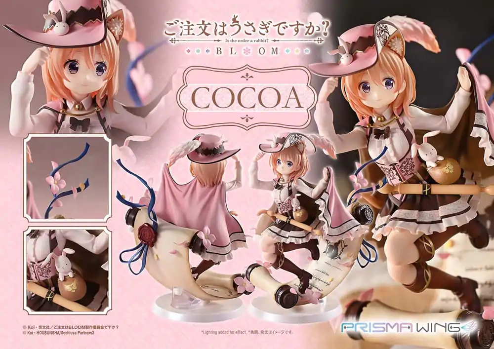 Is the Order a Rabbit? Bloom Prisma Wing PVC Kip 1/7 Cocoa 21 cm fotografija proizvoda