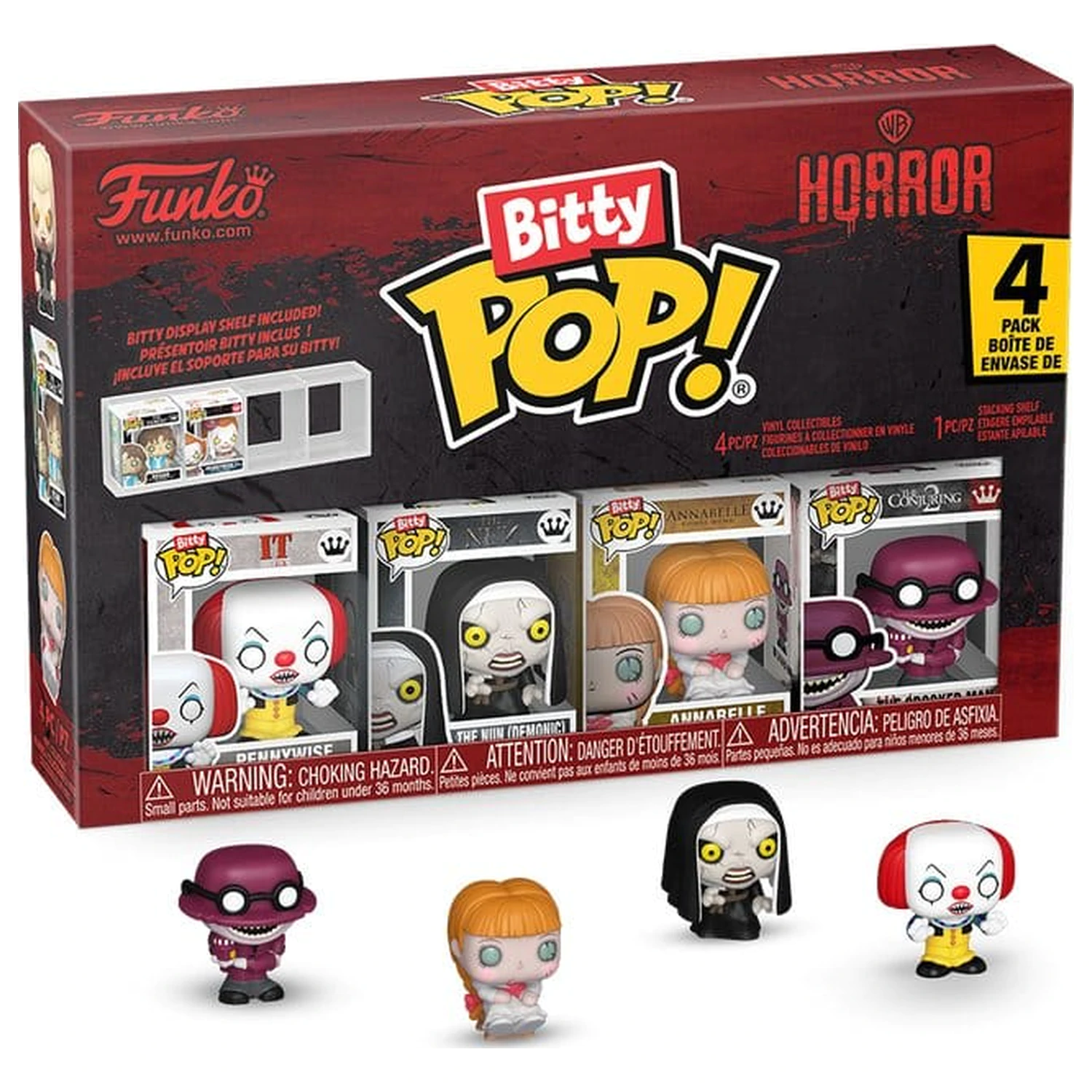 IT Bitty Funko POP! vinilna figura 4-paket Pennywise 2,5 cm fotografija proizvoda