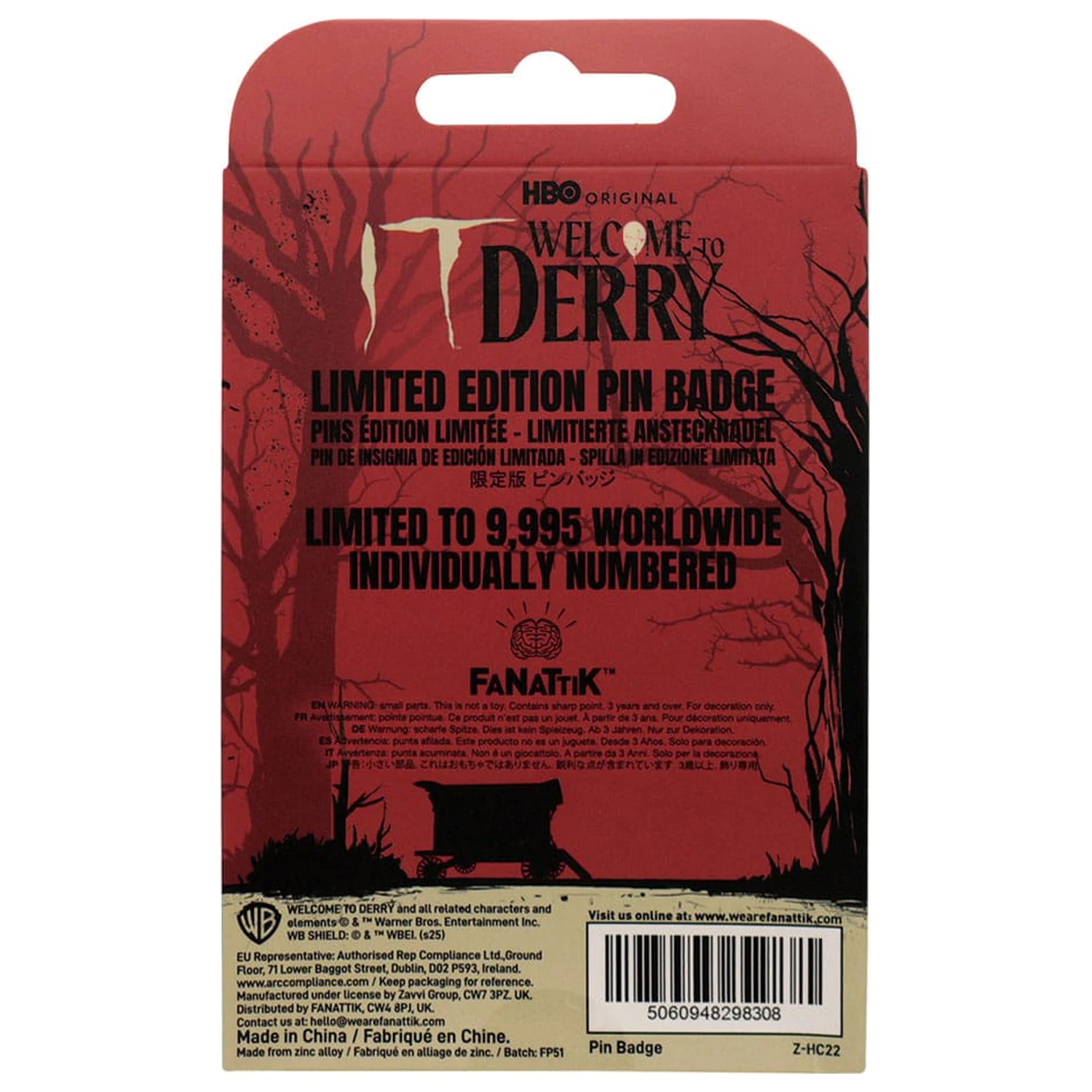 Pin bedž IT: Welcome to Derry DAFB Limited Edition fotografija proizvoda