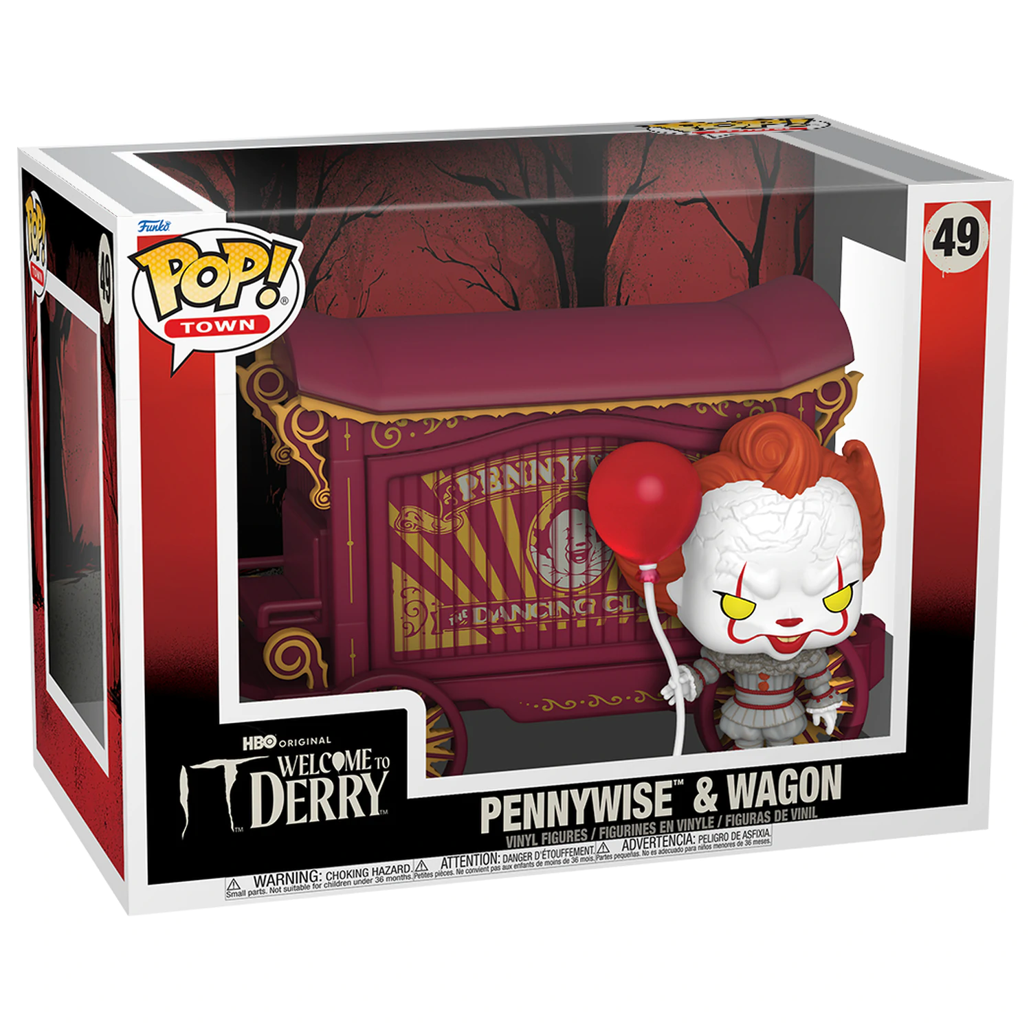 It-Welcome to Derry Funko POP! Grad vinilna figura Pennywise & Wagon 9 cm fotografija proizvoda