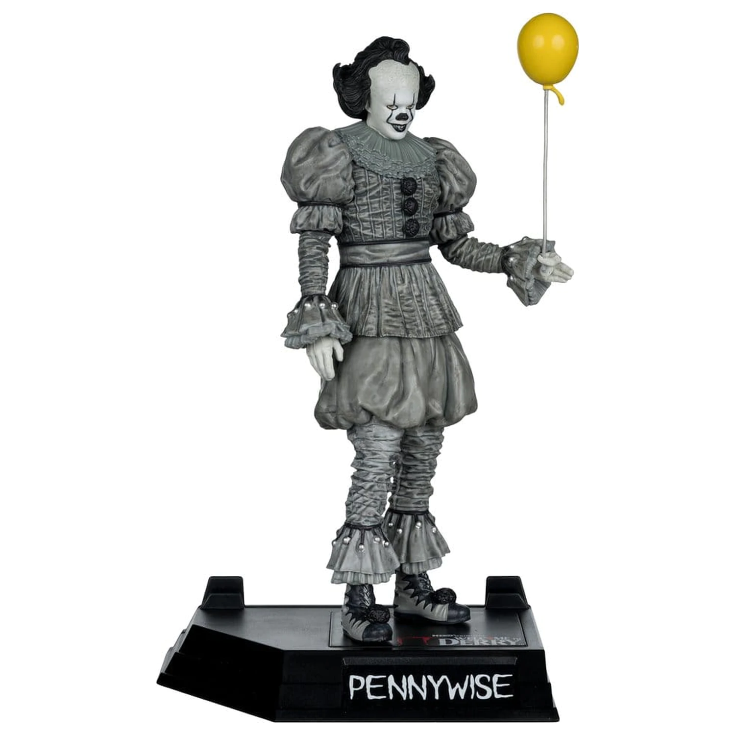 It Welcome to Derry Movie Maniacs Figura Pennywise (Black & White) 16 cm fotografija proizvoda