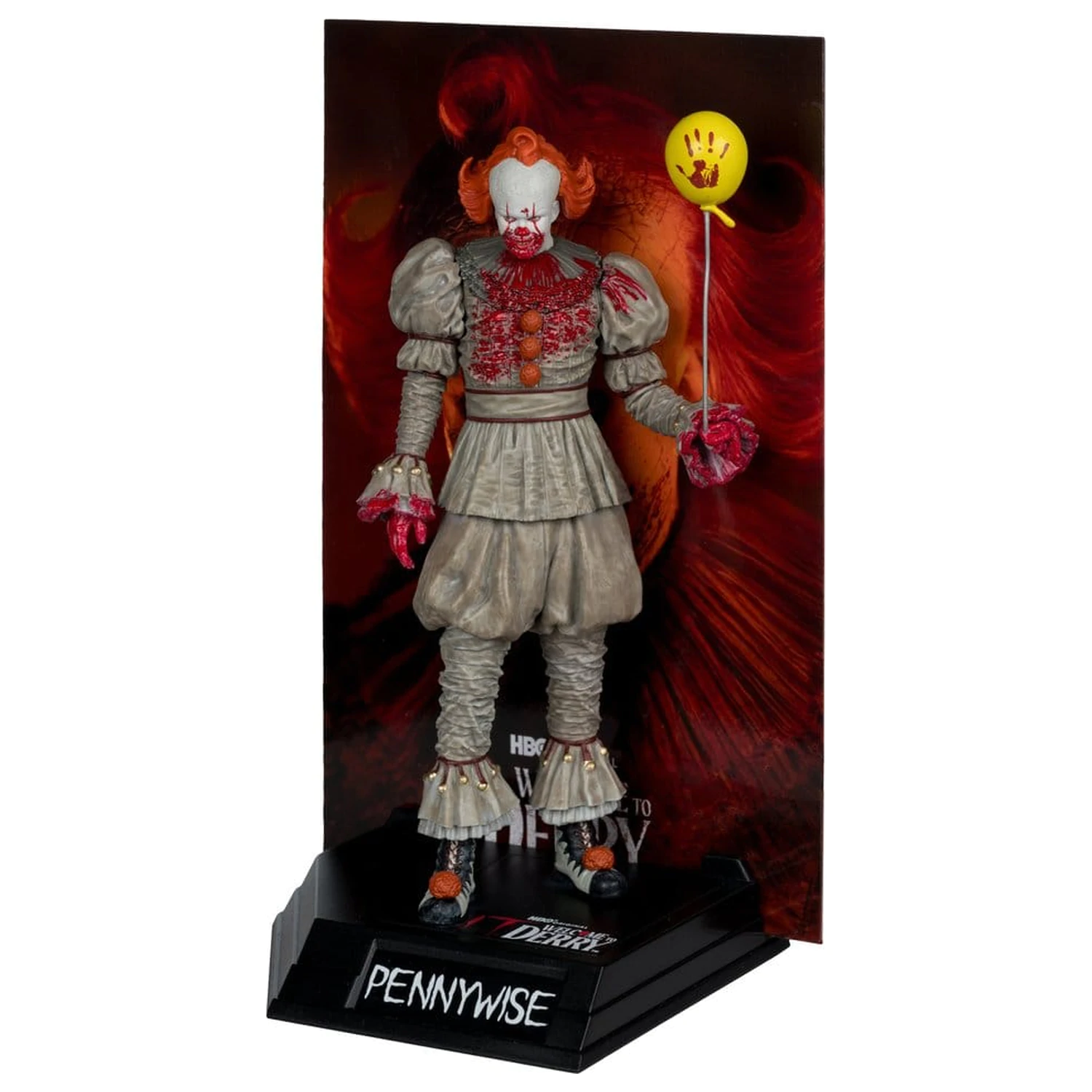 It Welcome to Derry Movie Maniacs Figura Pennywise (Bloody) 16 cm fotografija proizvoda