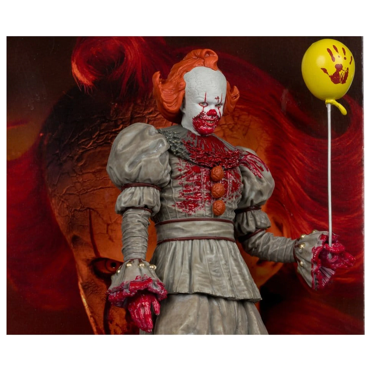 It Welcome to Derry Movie Maniacs Figura Pennywise (Bloody) 16 cm fotografija proizvoda