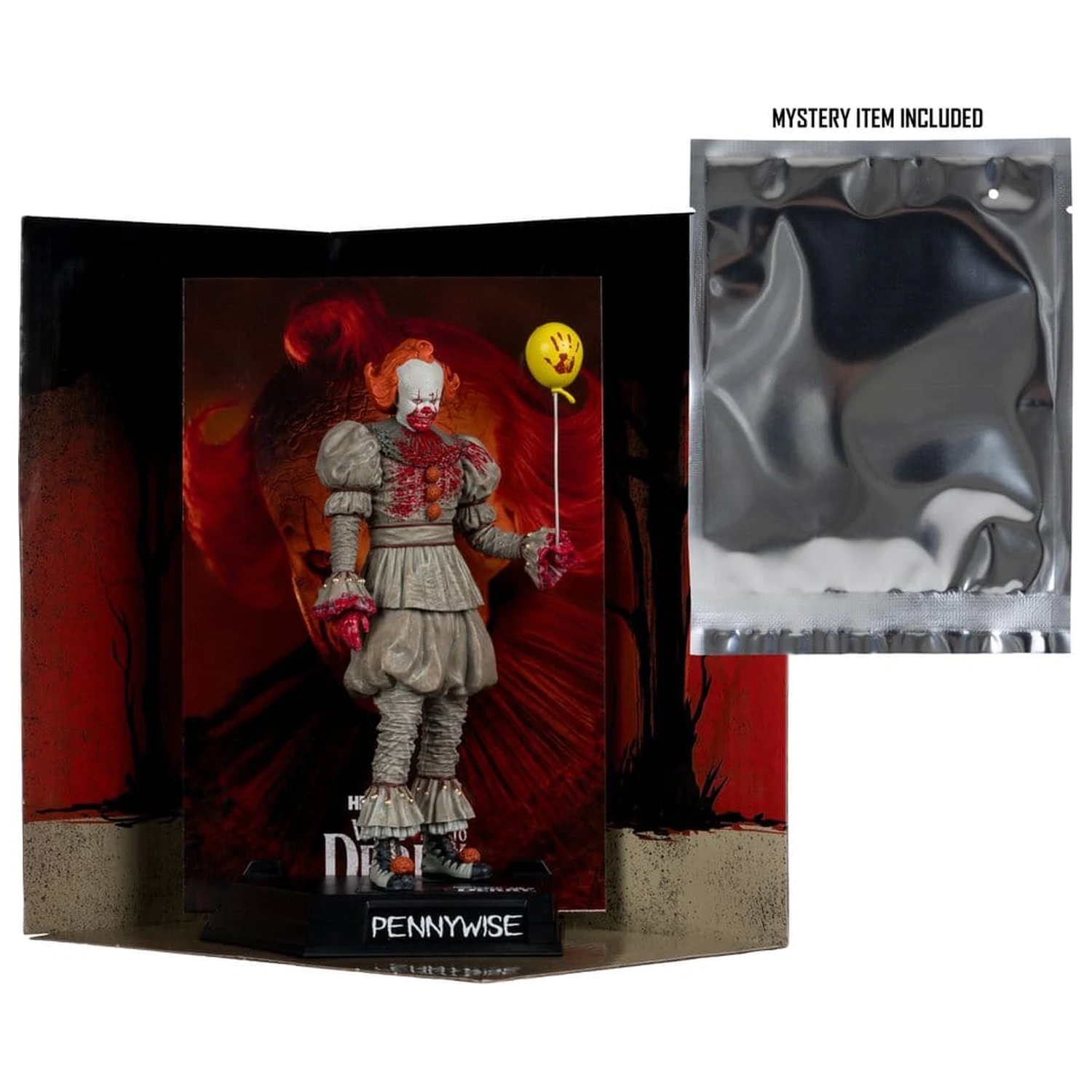 It Welcome to Derry Movie Maniacs Figura Pennywise (Bloody) 16 cm fotografija proizvoda