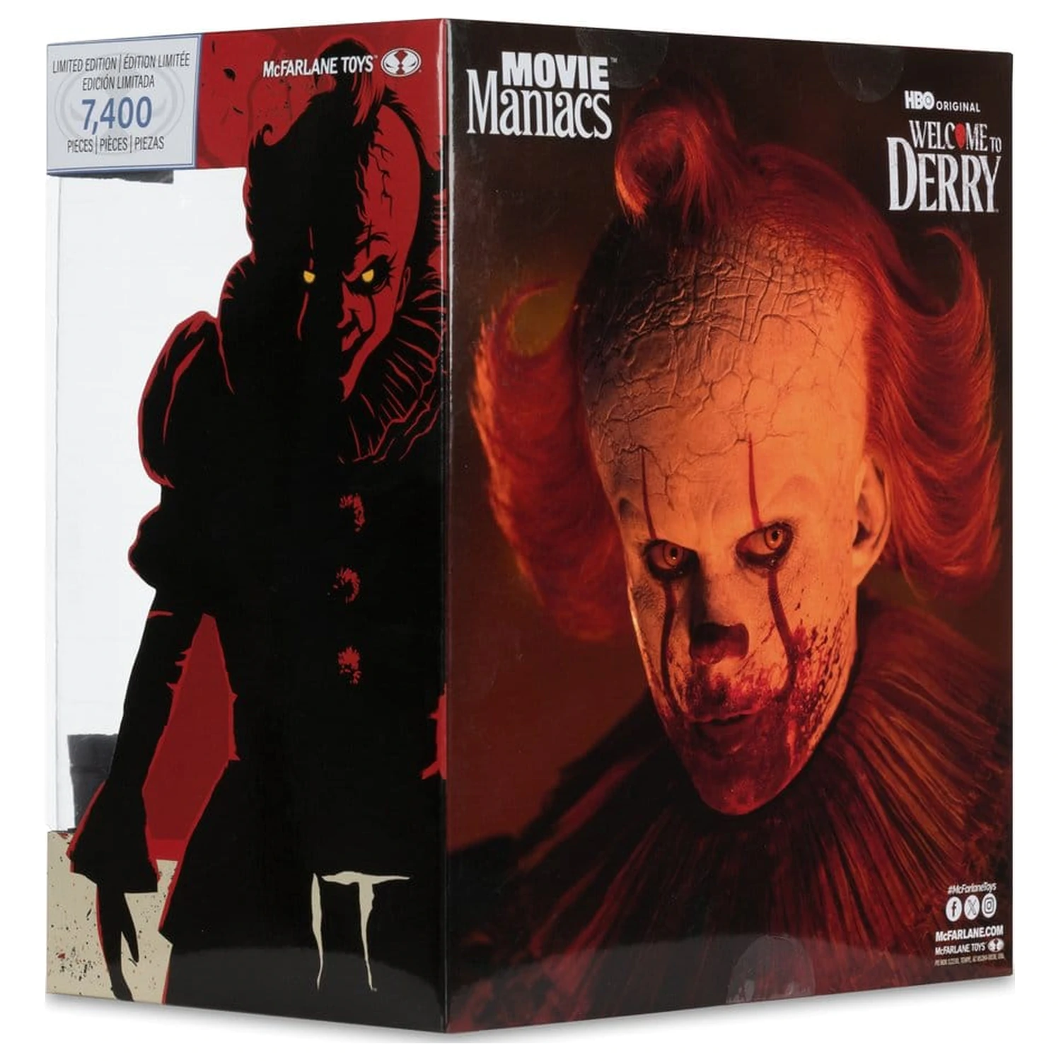 It Welcome to Derry Movie Maniacs Figura Pennywise (Bloody) 16 cm fotografija proizvoda