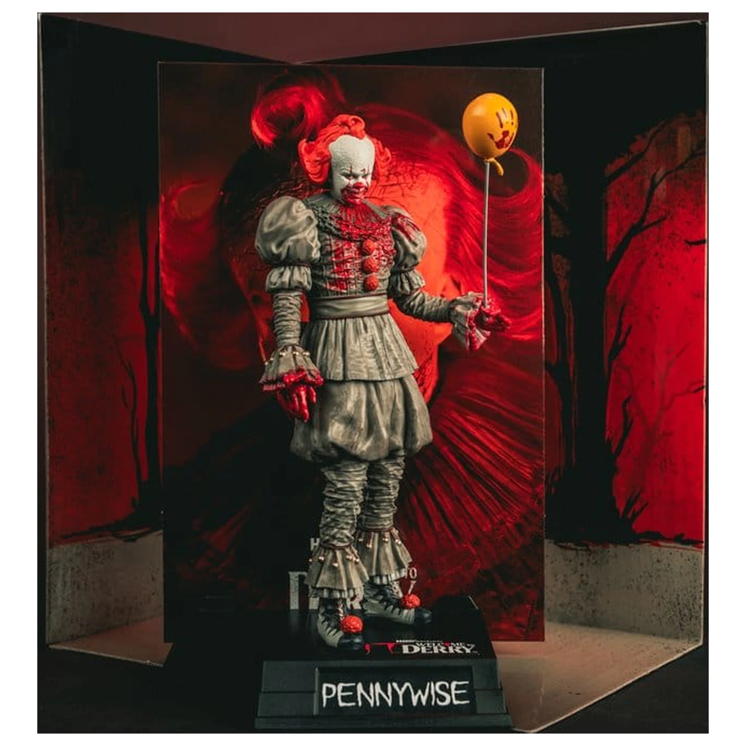 It Welcome to Derry Movie Maniacs Figura Pennywise (Bloody) 16 cm fotografija proizvoda