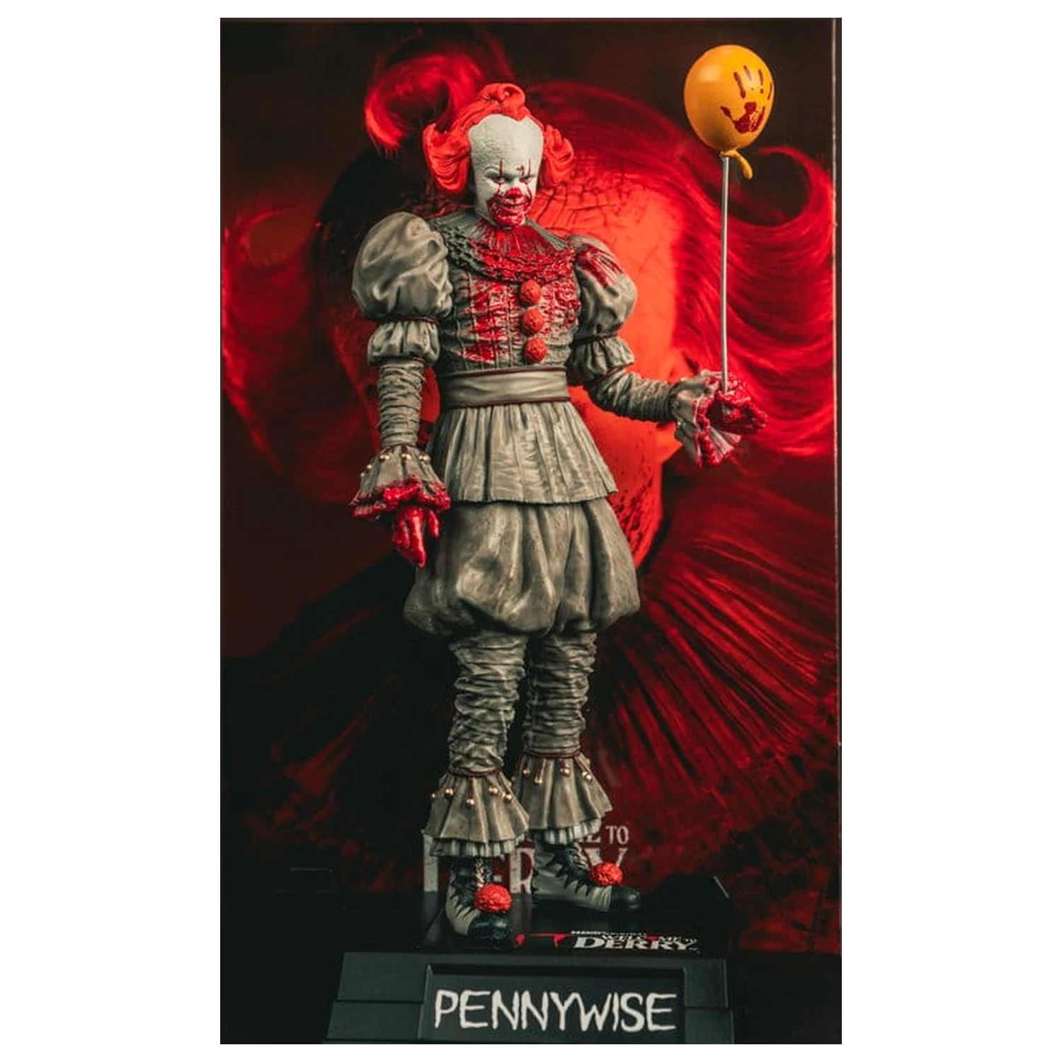 It Welcome to Derry Movie Maniacs Figura Pennywise (Bloody) 16 cm fotografija proizvoda