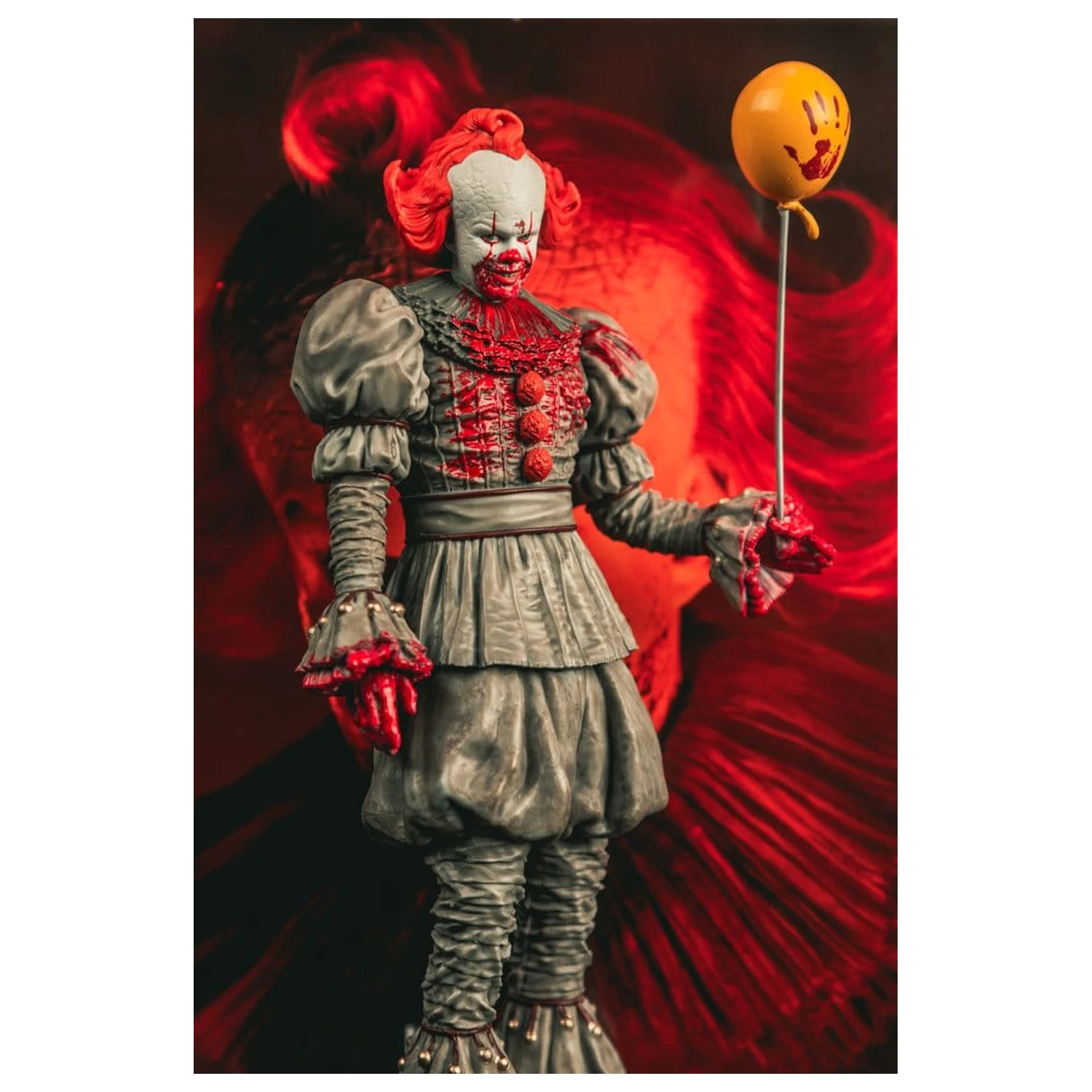 It Welcome to Derry Movie Maniacs Figura Pennywise (Bloody) 16 cm fotografija proizvoda