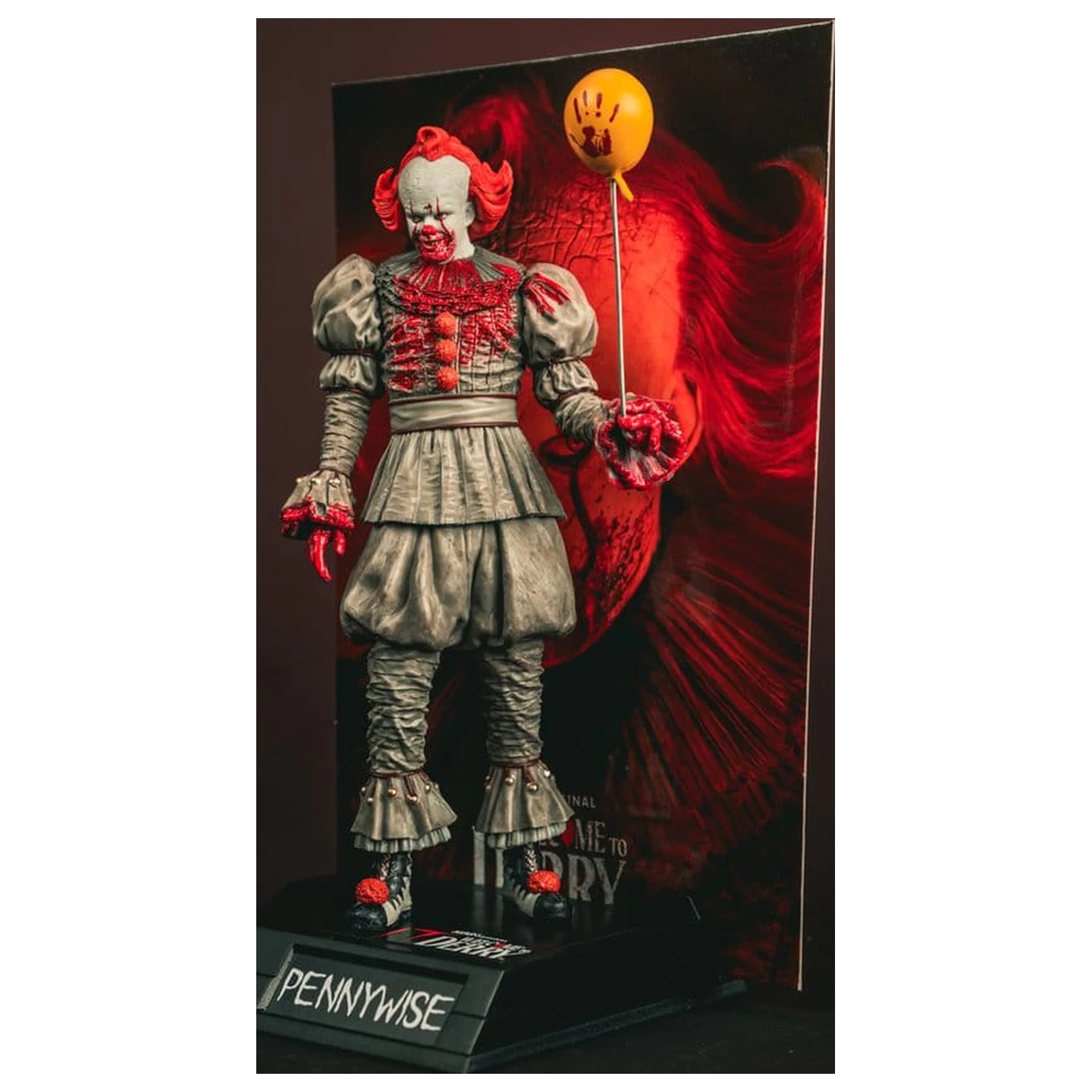 It Welcome to Derry Movie Maniacs Figura Pennywise (Bloody) 16 cm fotografija proizvoda