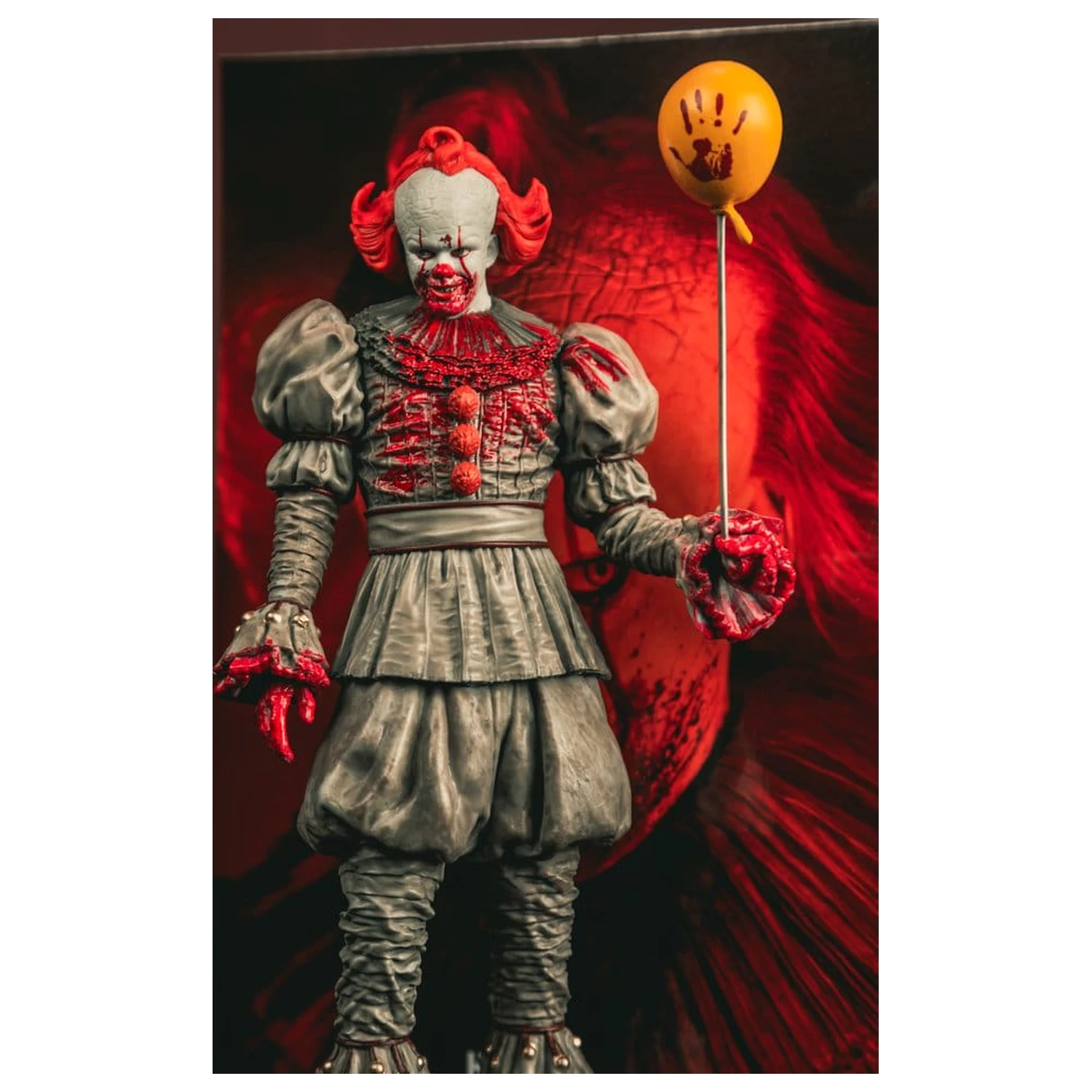 It Welcome to Derry Movie Maniacs Figura Pennywise (Bloody) 16 cm fotografija proizvoda