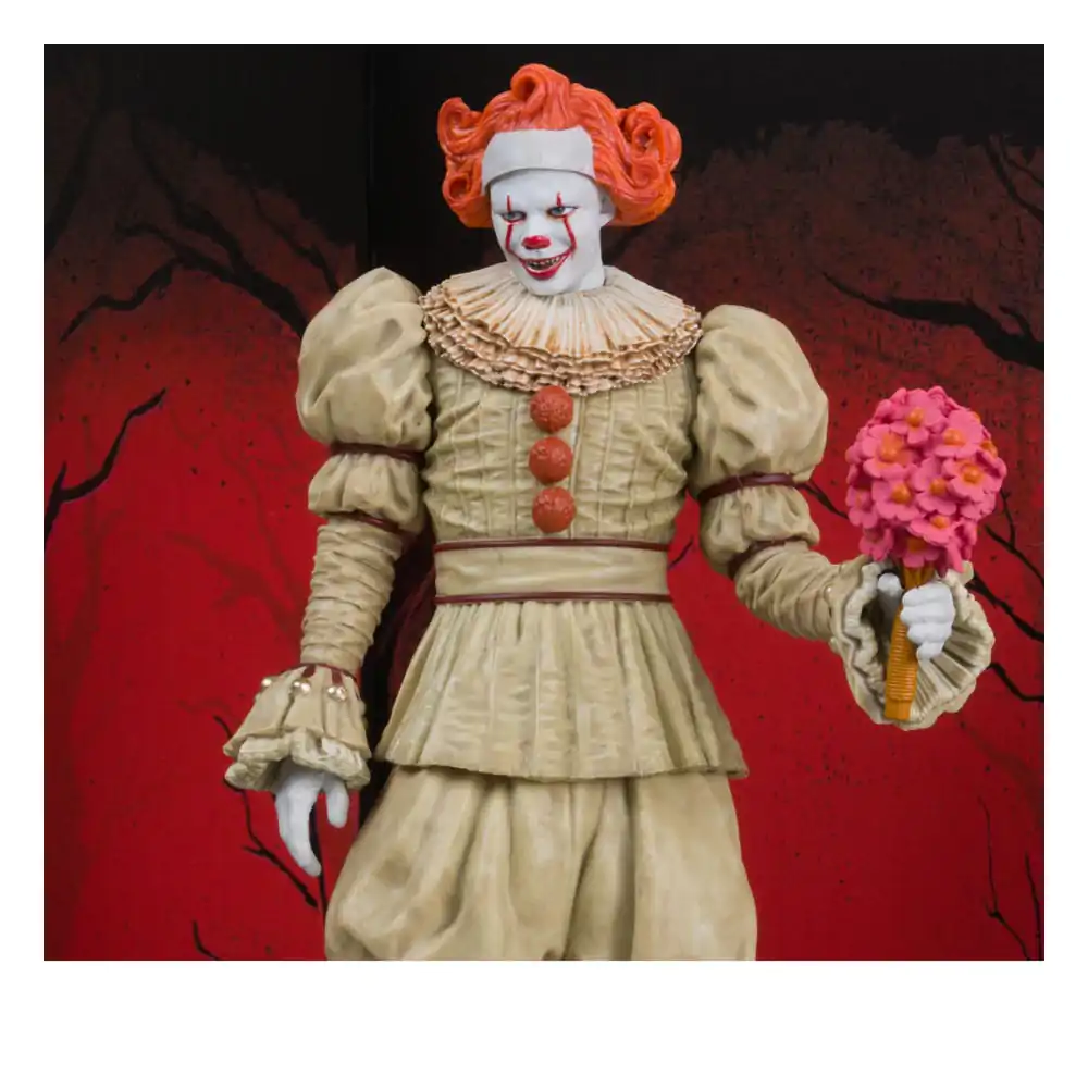 It: Welcome to Derry Movie Maniacs PVC statua Pennywise (Flashback) (Gold Label) 16 cm fotografija proizvoda