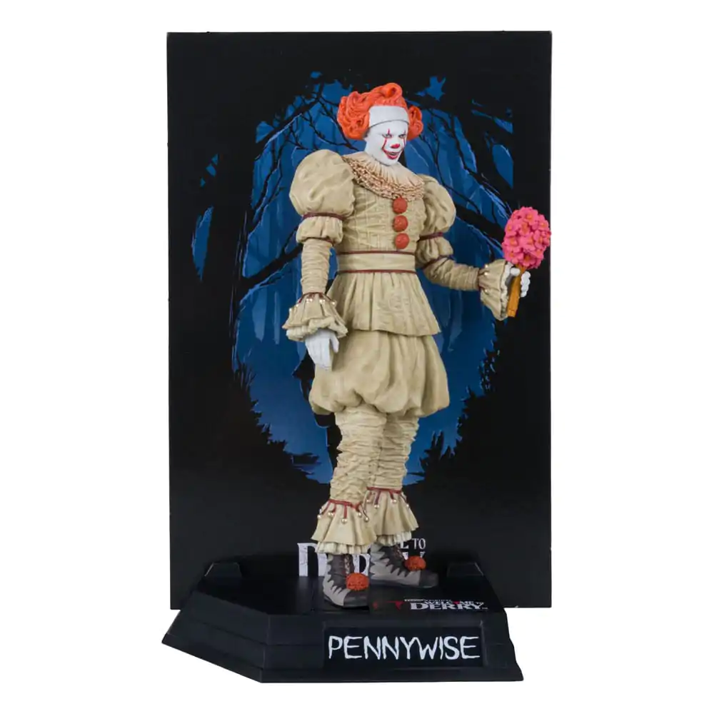 It: Welcome to Derry Movie Maniacs PVC statua Pennywise (Flashback) (Gold Label) 16 cm fotografija proizvoda