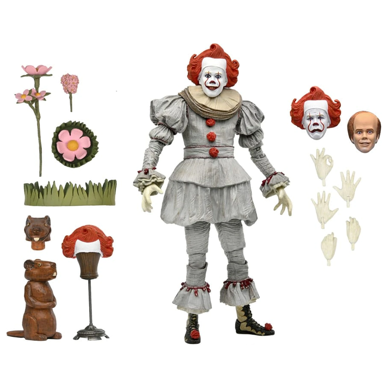 It: Welcome To Derry akcijska figura Ultimate Bob Gray As Pennywise 18 cm fotografija proizvoda