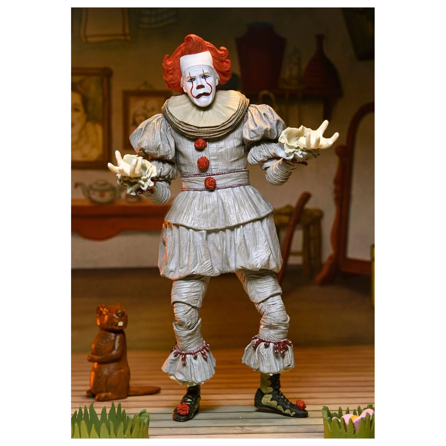 It: Welcome To Derry akcijska figura Ultimate Bob Gray As Pennywise 18 cm fotografija proizvoda
