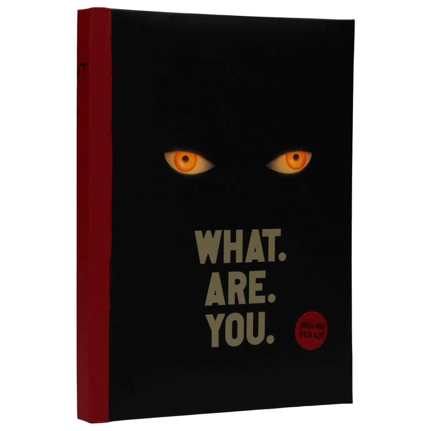 It bilježnica sa svjetlom Što ste vi fotografija proizvoda