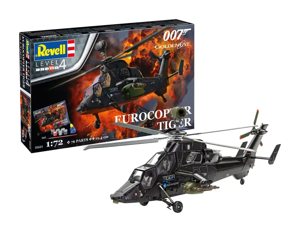 James Bond Model Kit Poklon Set Eurocopter Tiger (GoldenEye) fotografija proizvoda