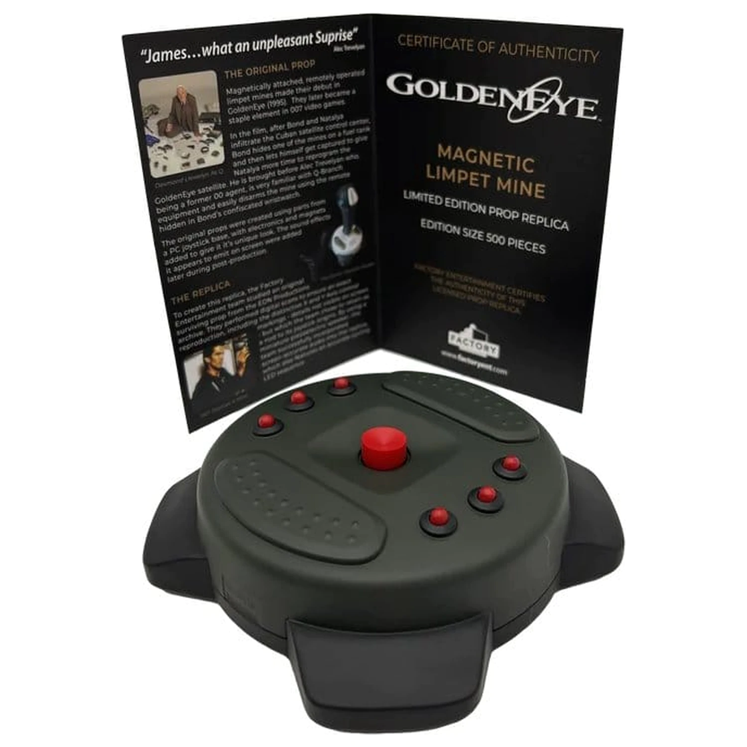 James Bond Prop Replica 1/1 GoldenEye Magnetska min-mina Limpet 33 cm Limitirano izdanje fotografija proizvoda
