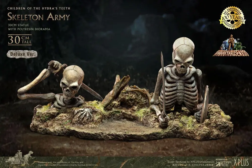 Jason and the Argonauts Gigantic Soft Vinyl statua Ray Harryhausens Skeleton Army (Children of the Hydra's Teeth) Deluxe Ver. 32 cm fotografija proizvoda