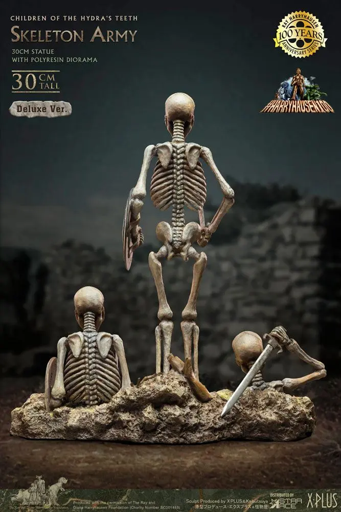 Jason and the Argonauts Gigantic Soft Vinyl statua Ray Harryhausens Skeleton Army (Children of the Hydra's Teeth) Deluxe Ver. 32 cm fotografija proizvoda