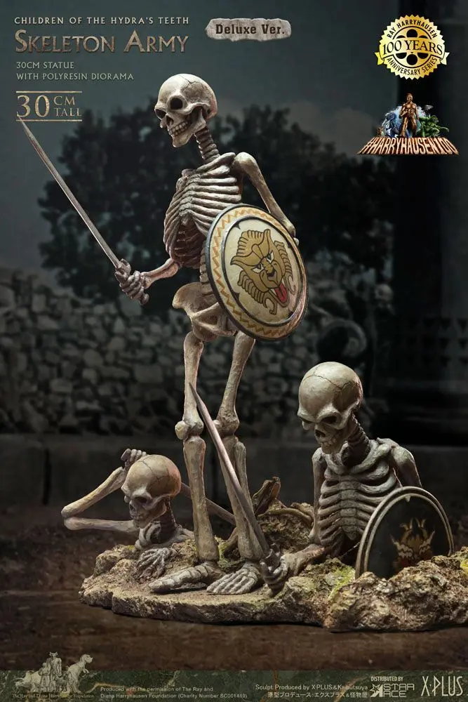 Jason and the Argonauts Gigantic Soft Vinyl statua Ray Harryhausens Skeleton Army (Children of the Hydra's Teeth) Deluxe Ver. 32 cm fotografija proizvoda