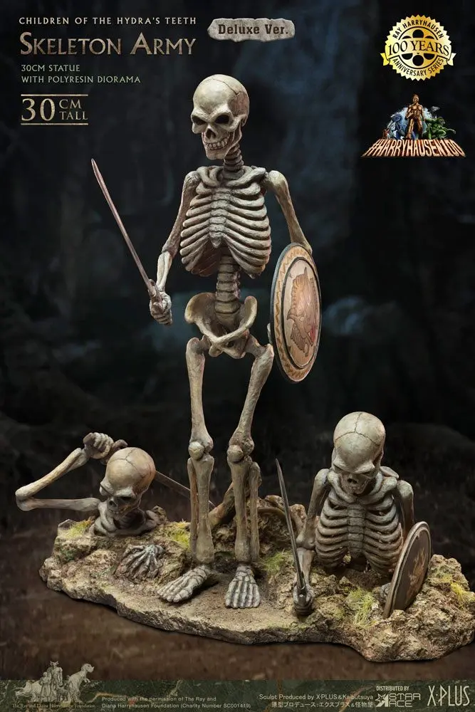 Jason and the Argonauts Gigantic Soft Vinyl statua Ray Harryhausens Skeleton Army (Children of the Hydra's Teeth) Deluxe Ver. 32 cm fotografija proizvoda