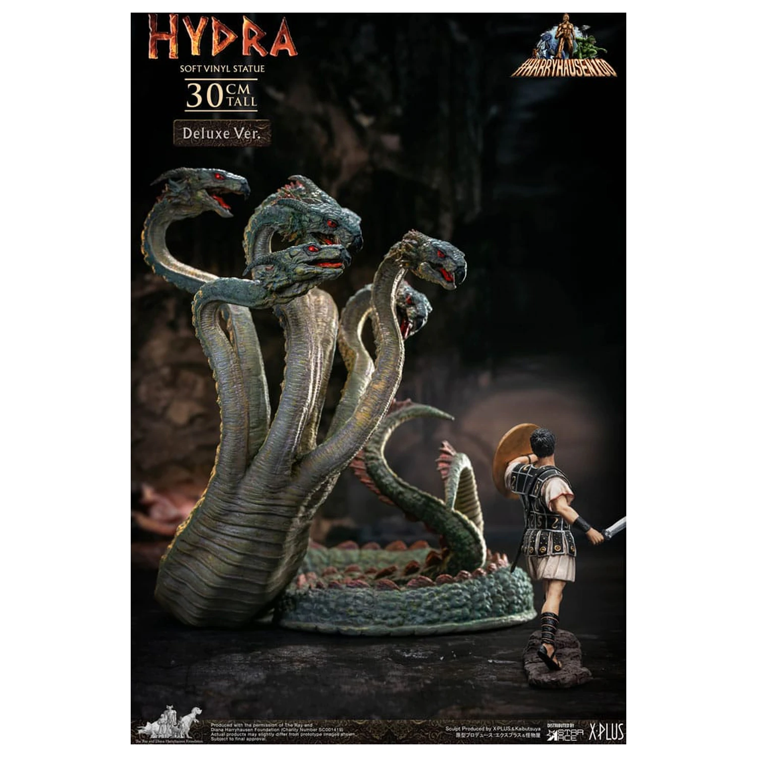 Jason and the Argonauts Mekana Vinilna Statua Hydra Deluxe Verzija 30 cm fotografija proizvoda