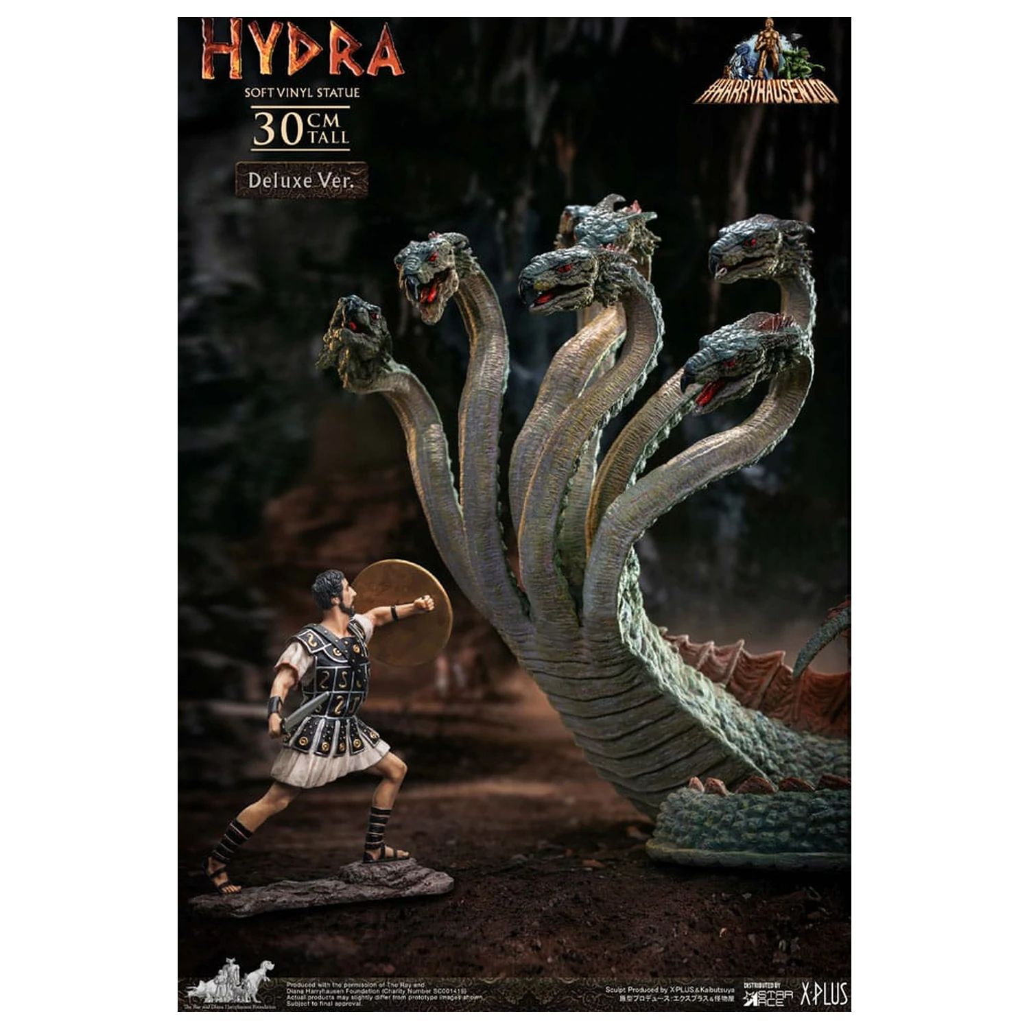 Jason and the Argonauts Mekana Vinilna Statua Hydra Deluxe Verzija 30 cm fotografija proizvoda