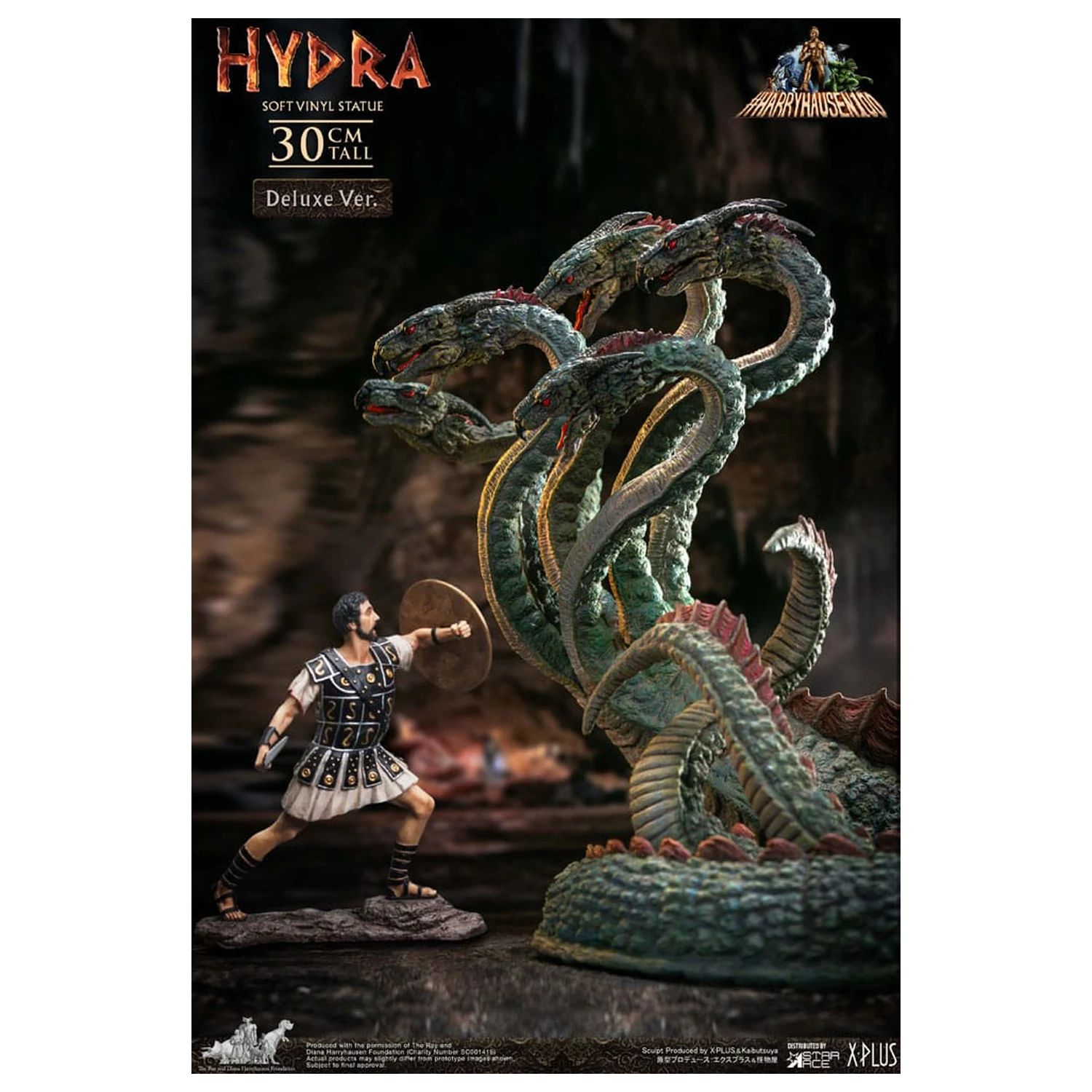 Jason and the Argonauts Mekana Vinilna Statua Hydra Deluxe Verzija 30 cm fotografija proizvoda