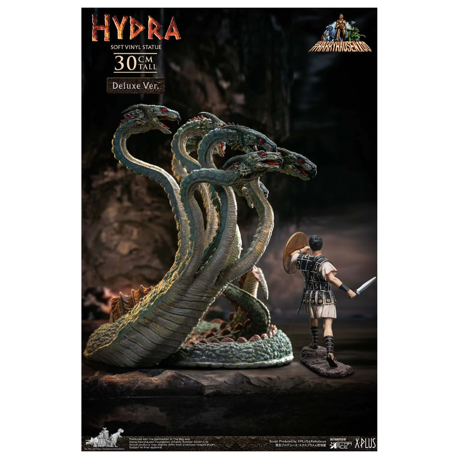 Jason and the Argonauts Mekana Vinilna Statua Hydra Deluxe Verzija 30 cm fotografija proizvoda
