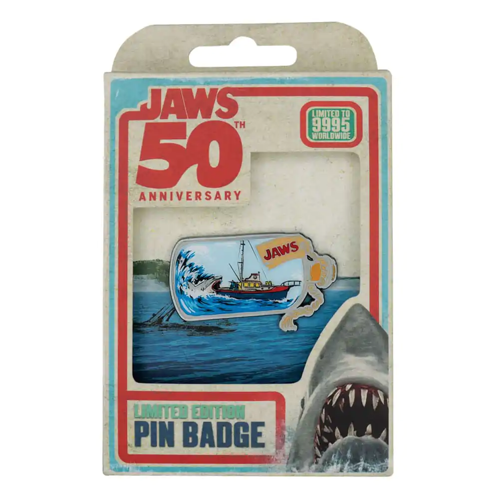 Jaws Pin Značka 50. obljetnica Brod u boci fotografija proizvoda