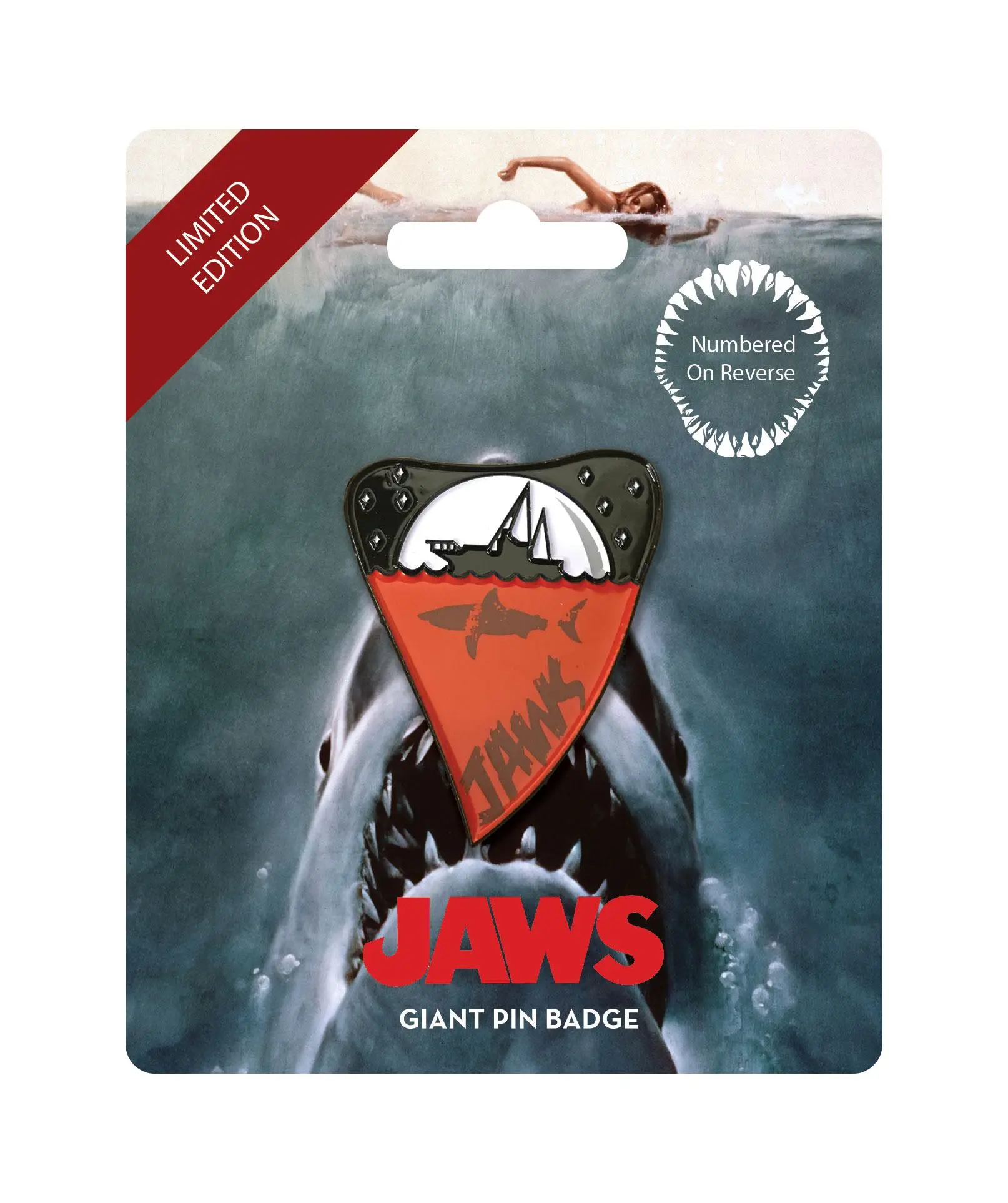 Jaws Pin Značka Limited Edition fotografija proizvoda