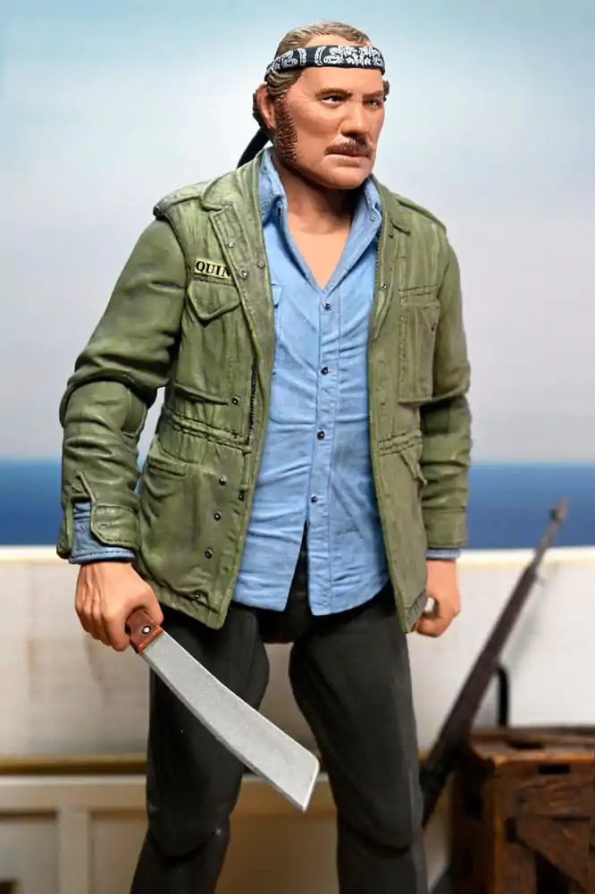 Jaws Action Figure Ultimate Sam Quint 50th Anniversary Figura 18 cm fotografija proizvoda