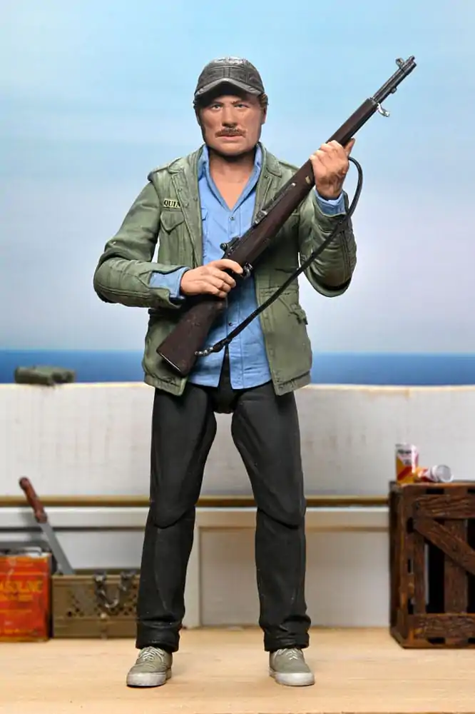 Jaws Action Figure Ultimate Sam Quint 50th Anniversary Figura 18 cm fotografija proizvoda