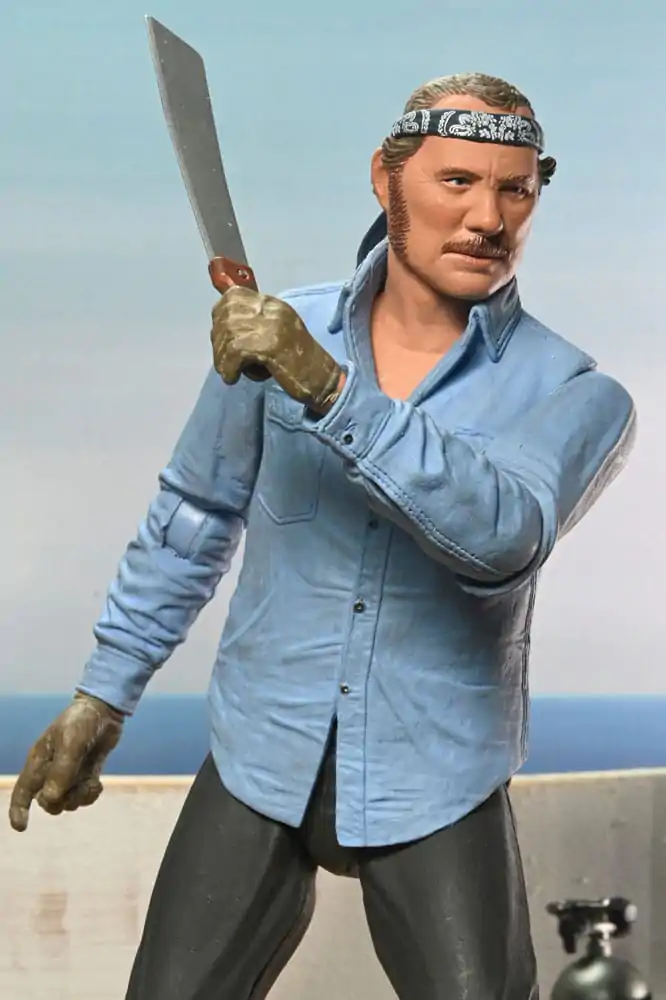 Jaws Action Figure Ultimate Sam Quint 50th Anniversary Figura 18 cm fotografija proizvoda