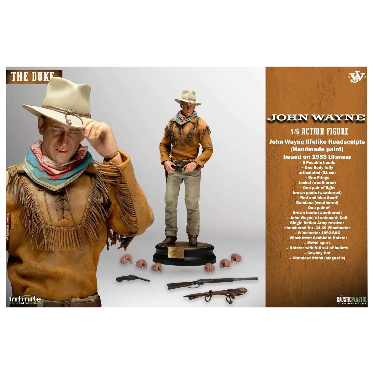 JOHN WAYNE The Duke Figura 1/6 Standardna verzija 31 cm fotografija proizvoda