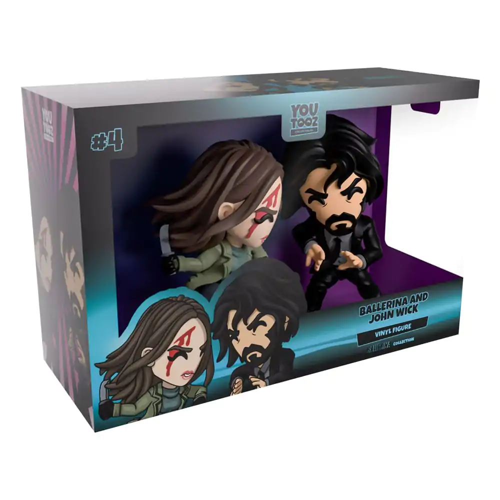 John Wick: Ballerina Dvostruko pakiranje Vinyl figura Ballerina i John Wick 11 cm fotografija proizvoda