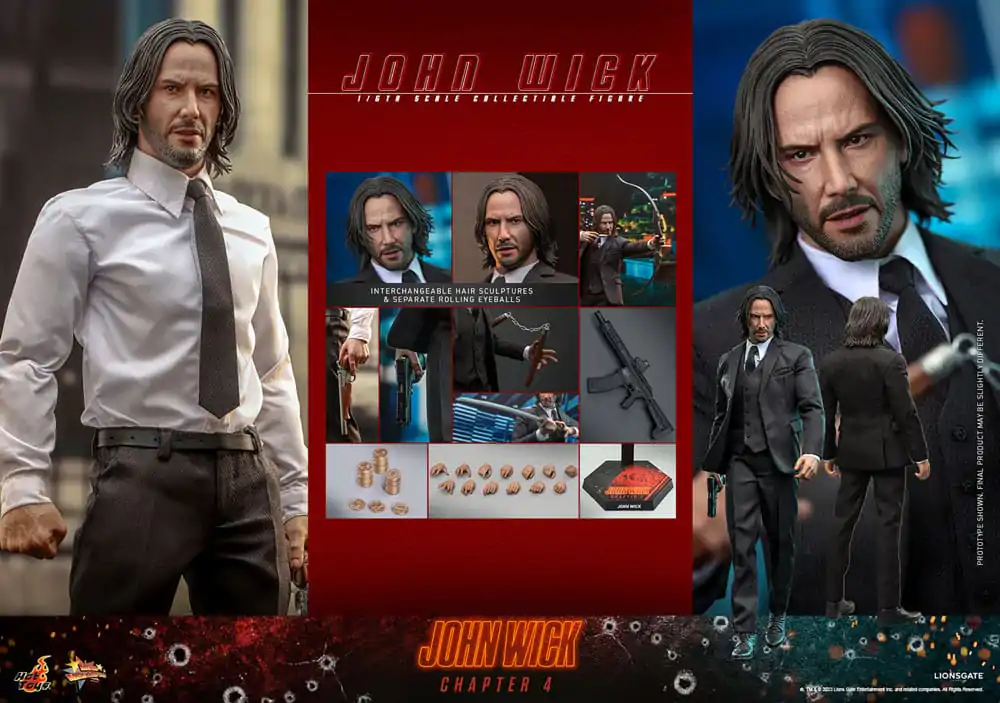 John Wick: Chapter 4 Movie Masterpiece akcijska figura 1/6 John Wick 30 cm fotografija proizvoda