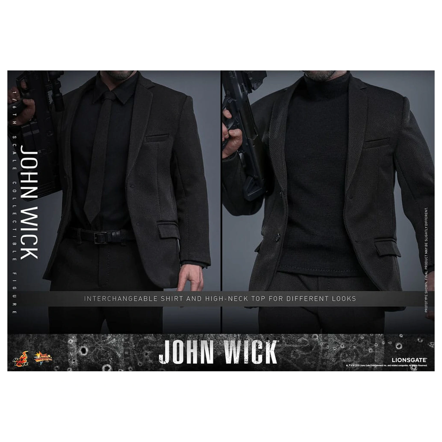 John Wick Movie Masterpiece akcijska figura 1/6 John Wick 31 cm fotografija proizvoda