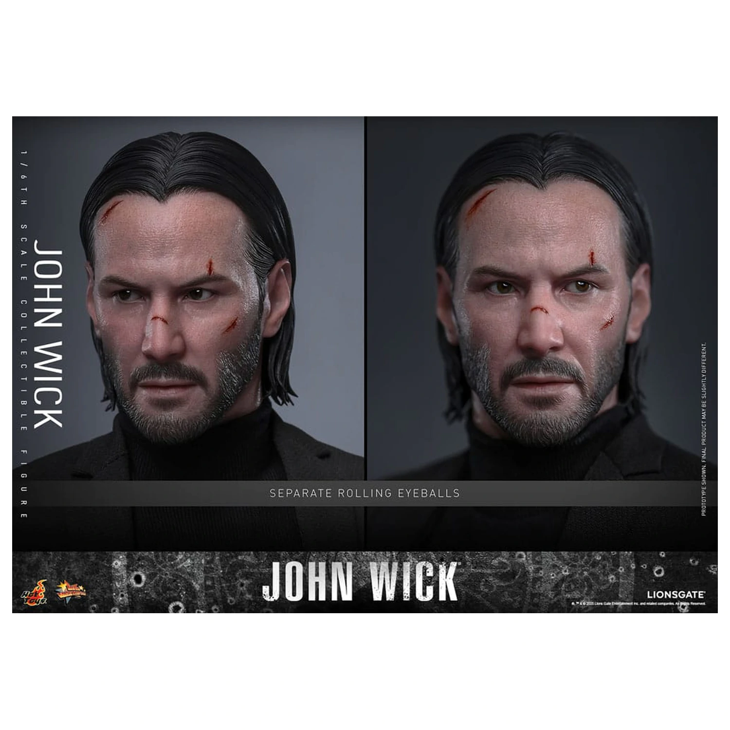 John Wick Movie Masterpiece akcijska figura 1/6 John Wick 31 cm fotografija proizvoda