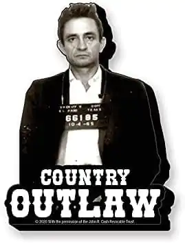 Johnny Cash: Outlaw Funky Glomazni Magnet fotografija proizvoda