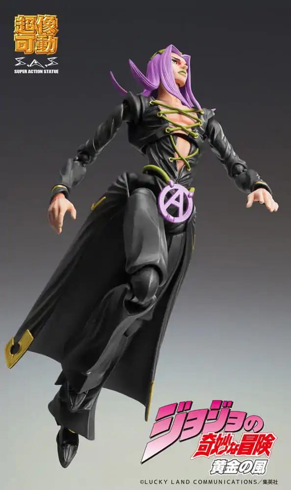 JoJo's Bizarre Adventure Part 5 Super Action akcijska figura Chozokado Leone Abbacchio Black Ver. 16 cm fotografija proizvoda
