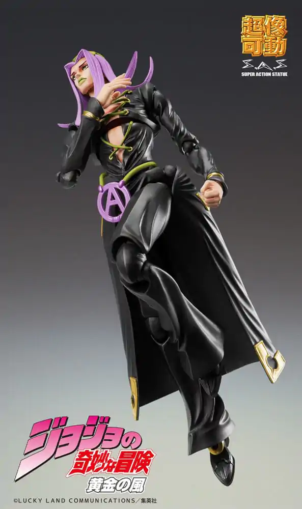 JoJo's Bizarre Adventure Part 5 Super Action akcijska figura Chozokado Leone Abbacchio Black Ver. 16 cm fotografija proizvoda