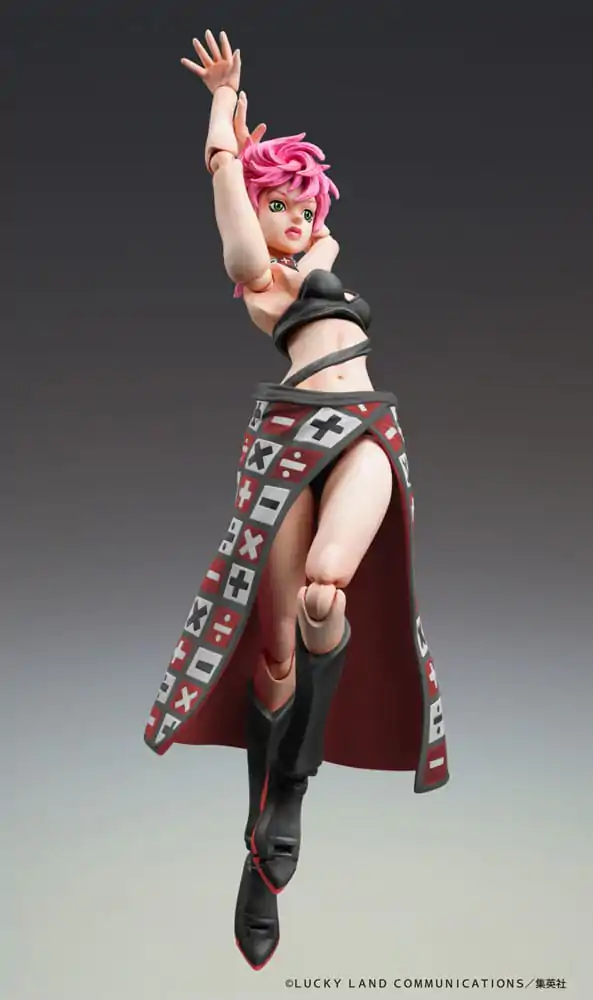 JoJo's Bizarre Adventure Part 5 Super Action akcijska figura Chozokado Trish Una Black Ver. 15 cm fotografija proizvoda