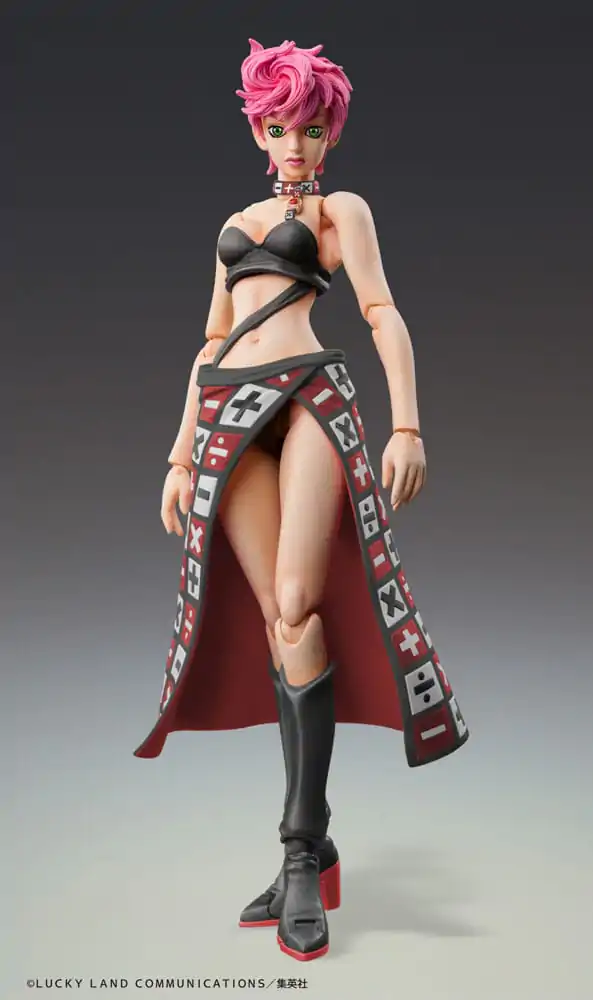 JoJo's Bizarre Adventure Part 5 Super Action akcijska figura Chozokado Trish Una Black Ver. 15 cm fotografija proizvoda