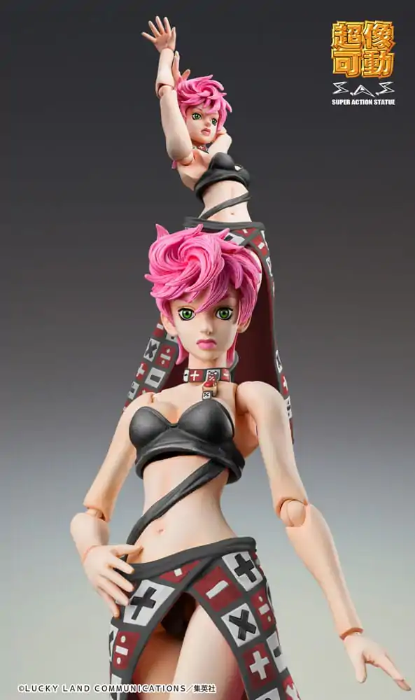 JoJo's Bizarre Adventure Part 5 Super Action akcijska figura Chozokado Trish Una Black Ver. 15 cm fotografija proizvoda