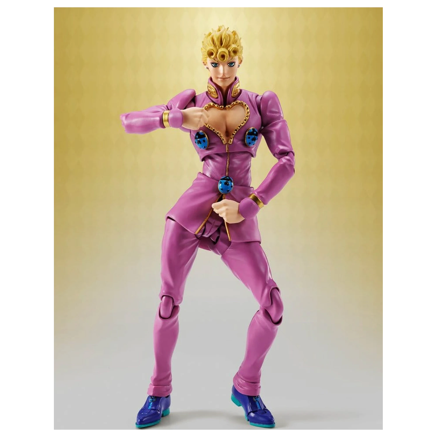 JoJo's Bizarre Adventure: Golden Wind S.H.Figuarts akcijska figura Giorno Giovanna 16 cm fotografija proizvoda
