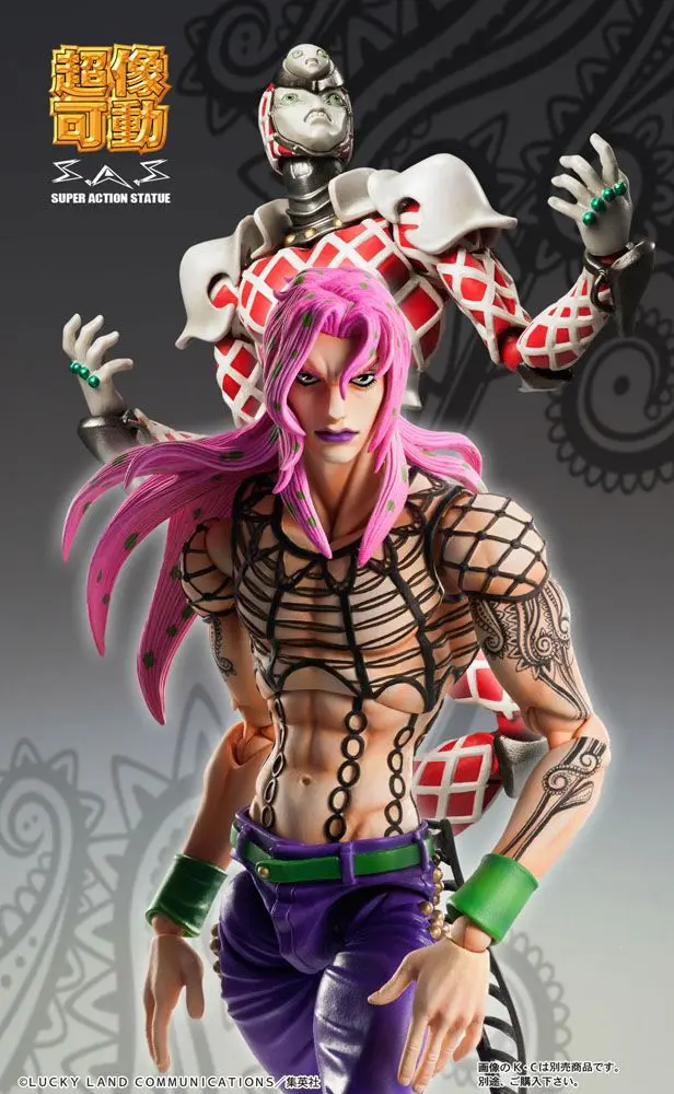 JoJo's Bizarre Adventure Part5 Super Action akcijska figura Chozokado (Diavolo) 16 cm fotografija proizvoda